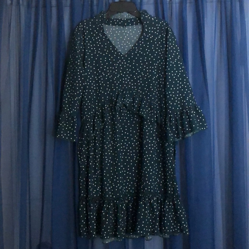 Green Polka Dot Dress